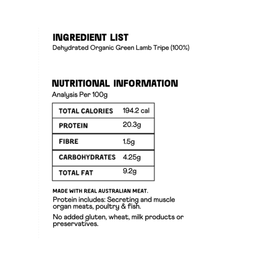 Green Tripe Powder 100g - SunnyBites